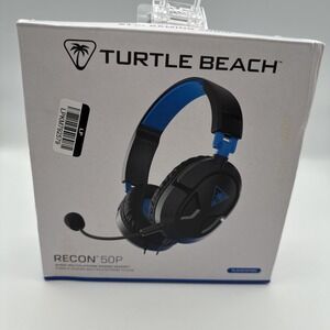 Turtle Beach Ear Force Recon 50P Wired Gaming Headset Black / Blue Open Box New
